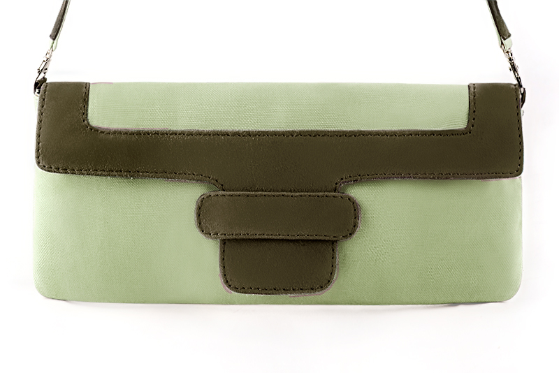 Meadow green dress clutch for women - Florence KOOIJMAN